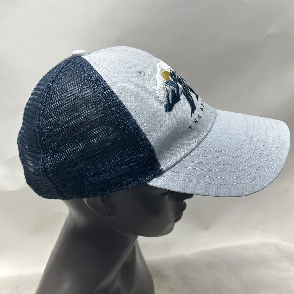 The North Face Mens Adjustable Blue Bear Logo Trucker Hat